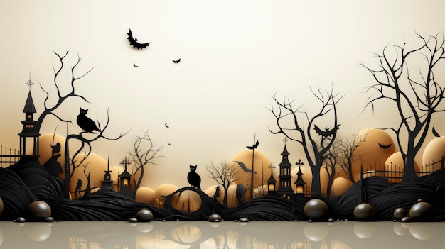 Evento a tema Halloween Back Drop