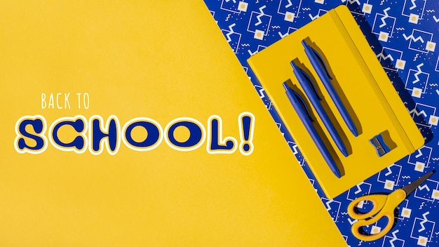 Evento di ritorno a scuola con rifornimenti