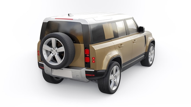 Expedition SUV per aree rurali e attività all'aperto rendering 3d