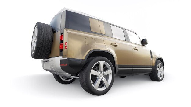 Expedition SUV per aree rurali e attività all'aperto rendering 3d