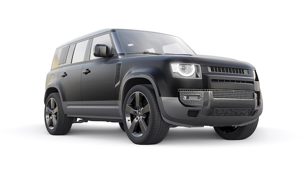 Expedition SUV per aree rurali e attività all'aperto rendering 3d