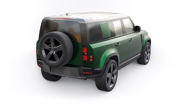 Expedition SUV per aree rurali e attività all'aperto rendering 3d