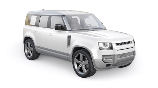 Expedition SUV per aree rurali e attività all'aperto rendering 3d