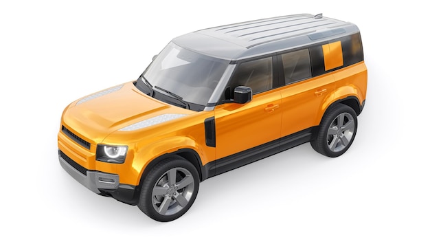 Expedition SUV per aree rurali e attività all'aperto rendering 3d