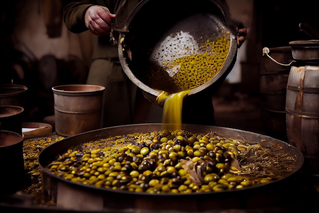 Fabbrica di frantoio per olio d'oliva