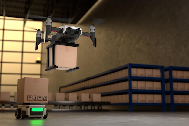 Fabbrica di prodotti per il trasporto aereo e la consegna di camion robot CAR