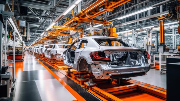 fabbrica di produzione di linee di assemblaggio di automobili fabbrica di automobili