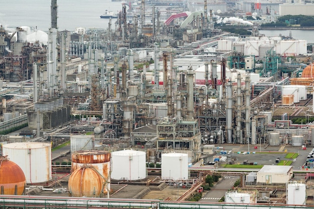 Fabbrica nella città giapponese di Yokkaichi