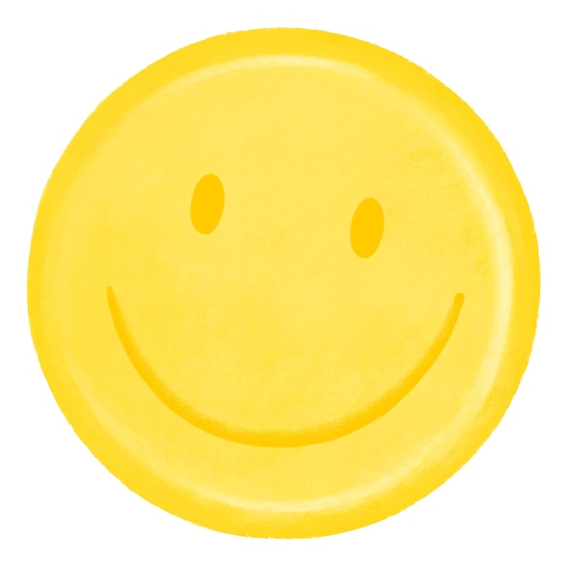 Faccia sorridente carina png emoticon sfondo trasparente