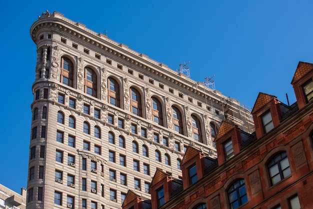 Facciata del Flatiron Building di New York