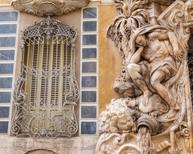 Facciata del Palazzo di Valencia Palacio Marques de Dos Aguas