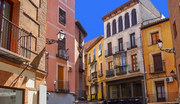 Facciate di Toledo in Castiglia La Mancha in Spagna