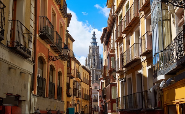 Facciate di Toledo in Castiglia La Mancha in Spagna