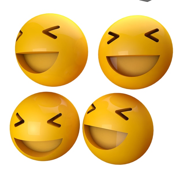 Facebook 3d Haha emoji