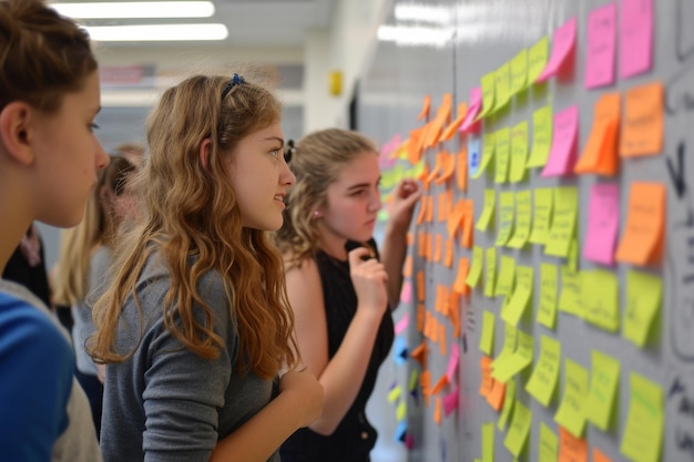 Facilitare gli studenti delle scuole superiori di collaborazione condivisione di idee e brainstorming con Sticky N