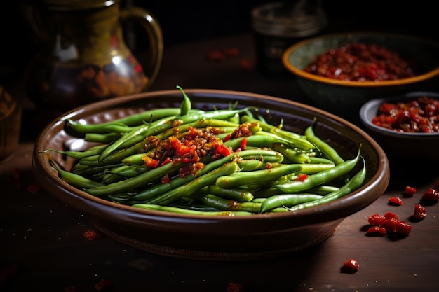 Fagiolini Cotti Lenta Con Harissa E Cumino