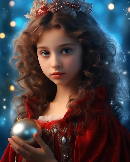Fairytale Christmas Princess Wallpaper HD Video di scorta