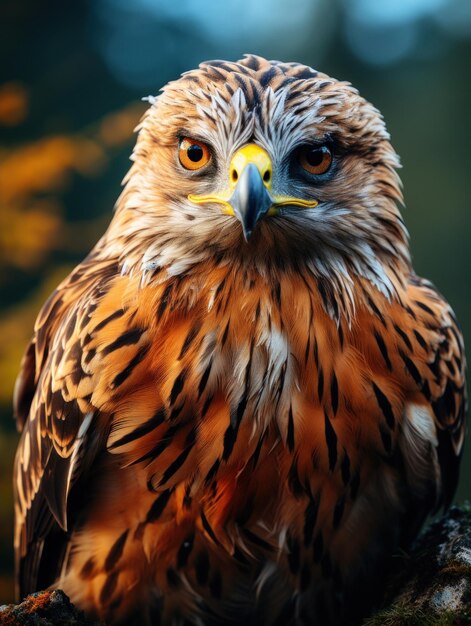 Falco nel suo habitat naturale Fotografia della fauna selvatica IA generativa