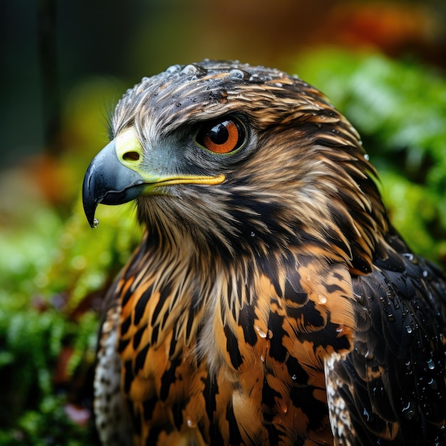 Falco nel suo habitat naturale Fotografia della fauna selvatica IA generativa