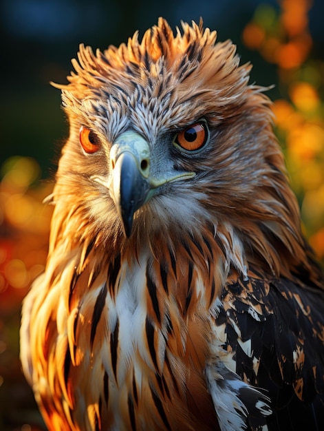 Falco nel suo habitat naturale Fotografia della fauna selvatica IA generativa