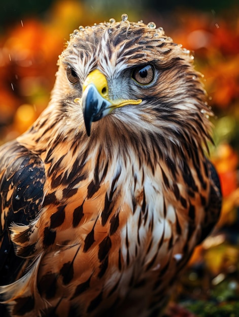 Falco nel suo habitat naturale Fotografia della fauna selvatica IA generativa