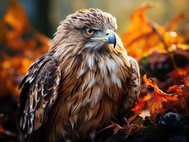 Falco nel suo habitat naturale Fotografia della fauna selvatica IA generativa