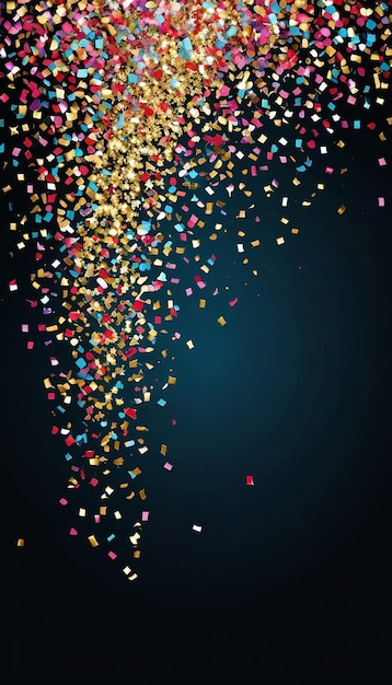 Falling shiny glitters colorato elemento di design di compleanno di Capodanno Valentine's Day Holiday design