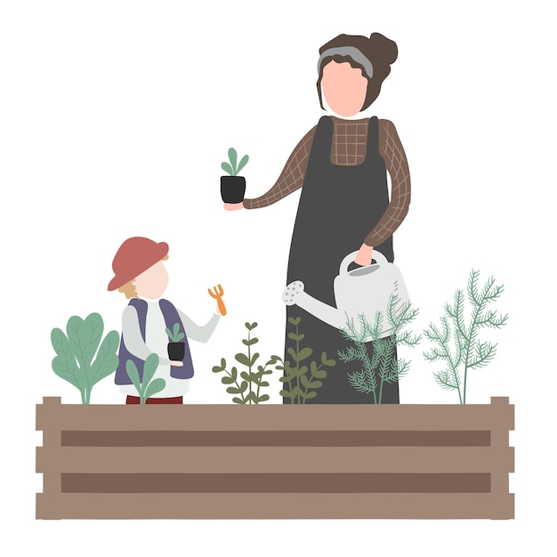 Familiare irrigazione fiore png clipart giardinaggio hobby illustrazione