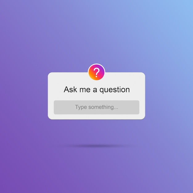 Fammi una domanda da instagram 3d