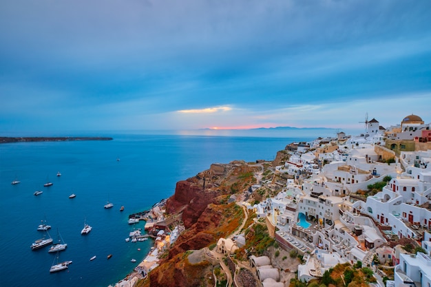 Famosa destinazione turistica greca Oia, Grecia