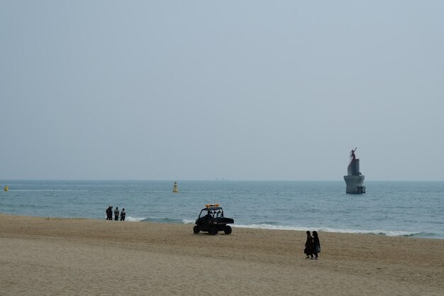 Famosa spiaggia di haeundae a busan corea del sud