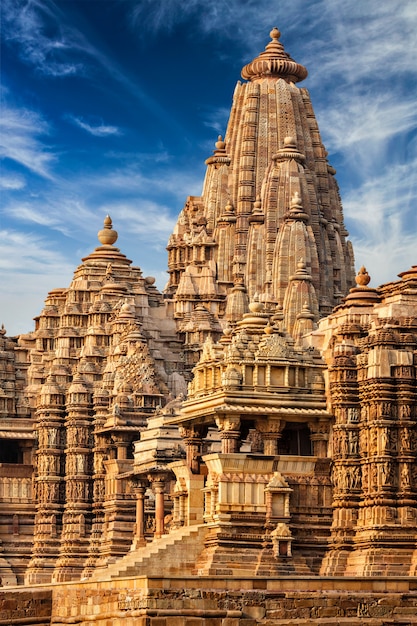 Famosi templi di Khajuraho, in India