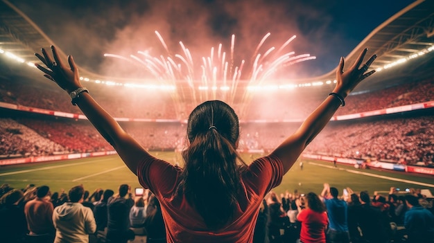 Fan di calcio femminile