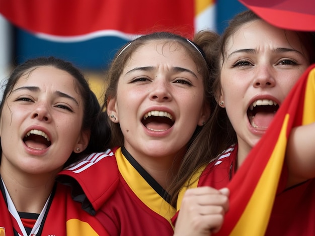 fan di calcio femminili