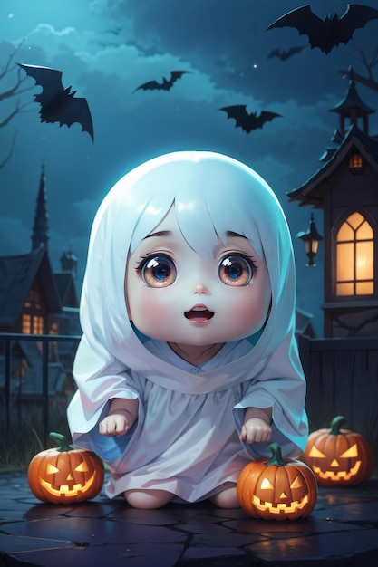 Fantasma anime ad Halloween