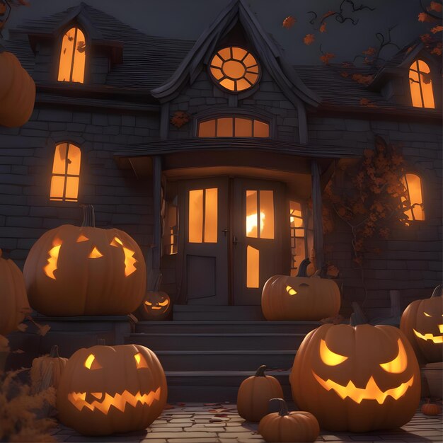 Fantastico design 3D per Halloween