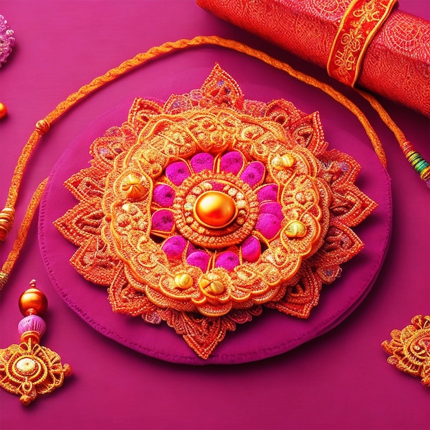 Fantastico Rakhi decorativo per il festival Raksha Bandhan