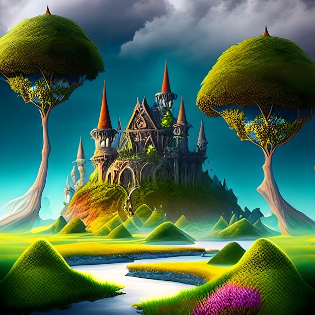 Fantasy Images_A Beautiful fantasy worldFantasy Stock Images