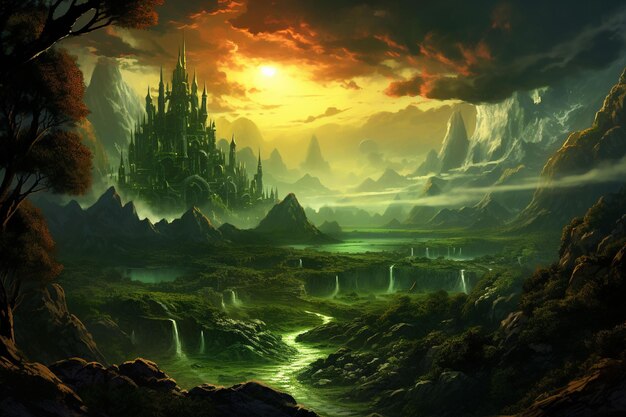 Fantasy Landscape Game Art