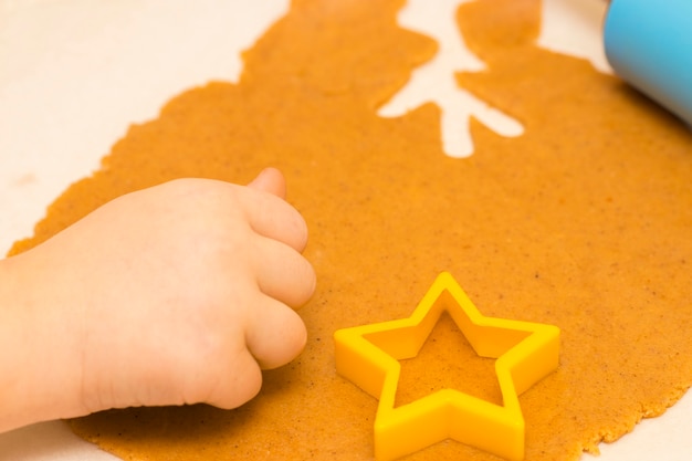 Fare i biscotti di Natale fatti in casa in varie forme.