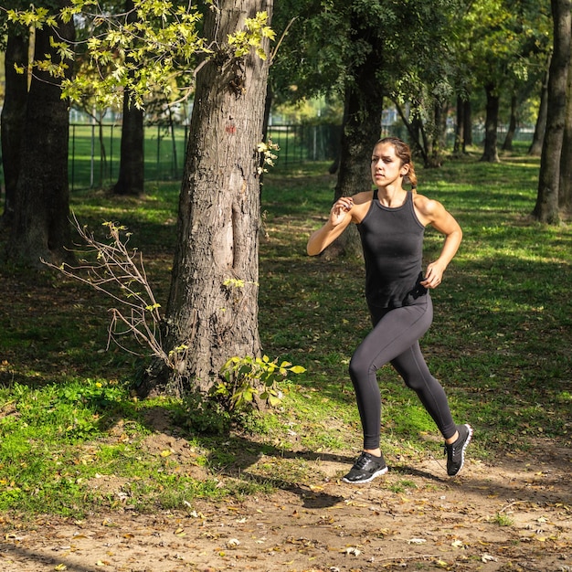 Fare jogging nel parco