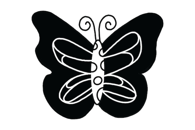 Farfalla png retro psichedelico sfondo trasparente