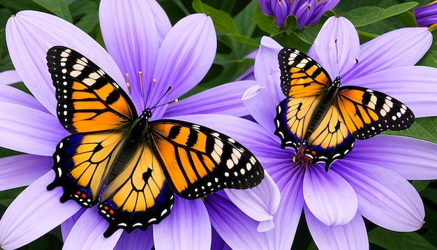farfalla su un fiore