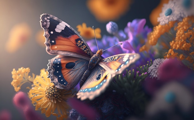 farfalla sul fiore