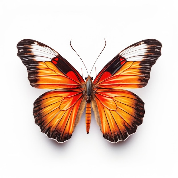 Farfalla tropicale isolata Illustrazione AI GenerativexA