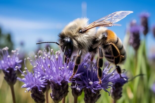 Farfalle e api impollinatori al lavoro