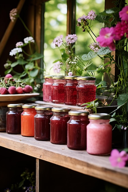 Farmcore Jams Una collezione di prelibatezze casalinghe in stile libro di cucina