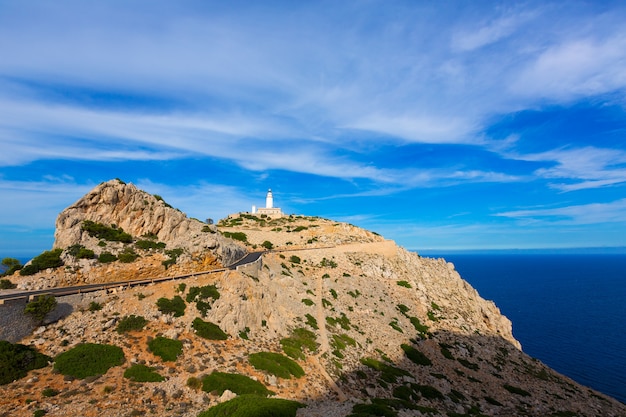 Faro del capo di Maiorca Formentor a Maiorca