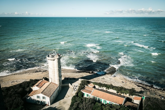 Faro della balena Phare des baleine nell'isola di Re Francia