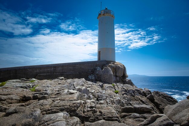 Faro di O Roncudo costa da morte Galizia Spagna